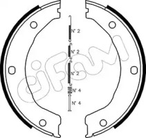 Комлект тормозных накладок CIFAM 153-145K