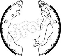 Комлект тормозных накладок CIFAM 153-176