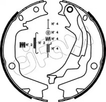 Комлект тормозных накладок CIFAM 153-186K