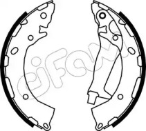 Комлект тормозных накладок CIFAM 153-189