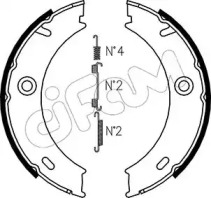 Комлект тормозных накладок CIFAM 153-240K