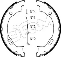 Комлект тормозных накладок CIFAM 153-242K