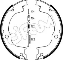 Комлект тормозных накладок CIFAM 153-317K