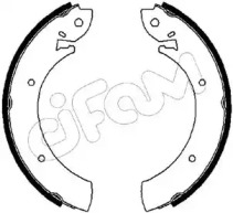 Комлект тормозных накладок CIFAM 153-342