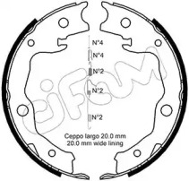 Комлект тормозных накладок CIFAM 153-450K