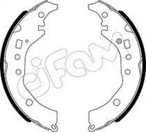 Комлект тормозных накладок CIFAM 153-517