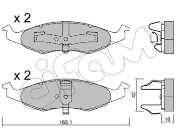 Комплект тормозных колодок CIFAM 822-713-0
