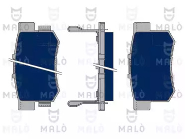 Комплект тормозных колодок MALÒ 1050048