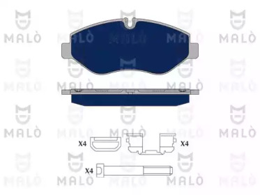 Комплект тормозных колодок MALÒ 1050102