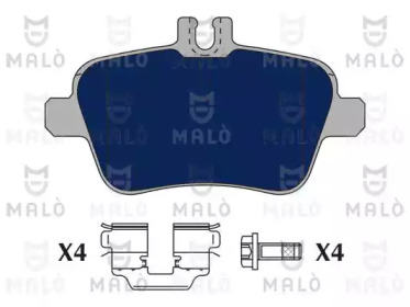 Комплект тормозных колодок MALÒ 1050946