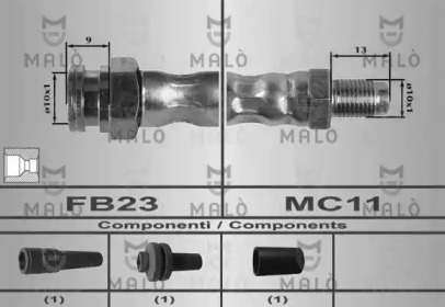 Шлангопровод MALÒ 80262