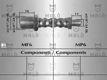 Шлангопровод MALÒ 8145