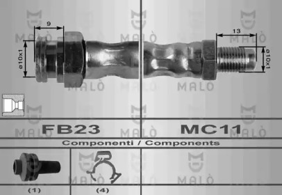 Шлангопровод MALÒ 8371