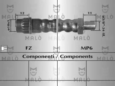 Шлангопровод MALÒ 8379