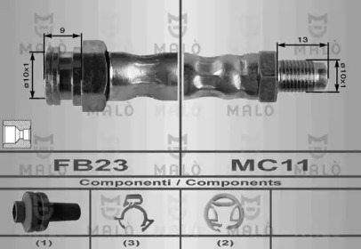 Шлангопровод MALÒ 8403