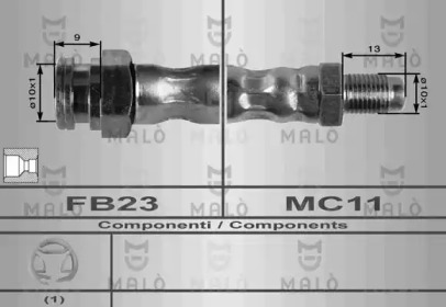 Шлангопровод MALÒ 8529