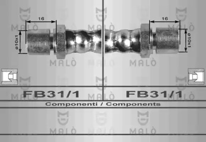 Шлангопровод MALÒ 8523