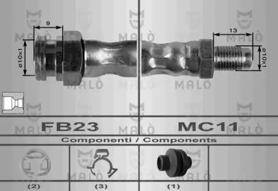 Шлангопровод MALÒ 8552