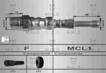 Шлангопровод MALÒ 8929