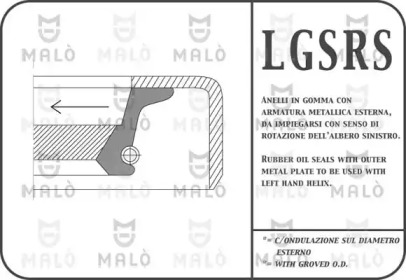 Уплотняющее кольцо MALÒ 895RSSI