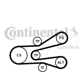 Ременный комплект CONTITECH 6PK1440K1