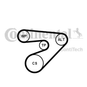 Ременный комплект CONTITECH 6PK1453K2