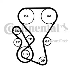 Ременный комплект CONTITECH CT1027K2PRO