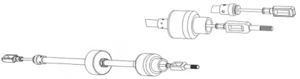 Трос CEF CT01124