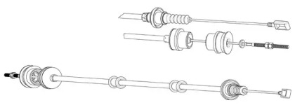 Трос CEF CT01167