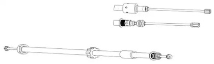 Трос CEF CT02134