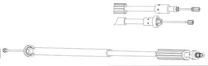 Трос CEF CT02166