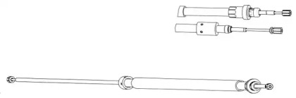 Трос CEF CT02169