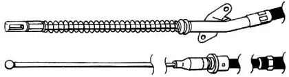 Трос CEF DM02167