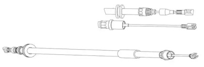 Трос CEF DM02173