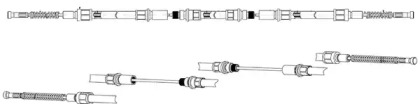 Трос CEF FO02123