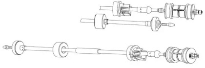 Трос CEF PU01149