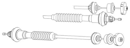 Трос CEF PU01157