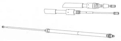 Трос CEF PU02223