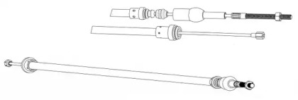 Трос CEF RT01157