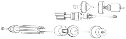 Трос CEF RT01181