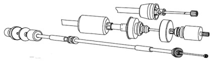 Трос CEF RT01191