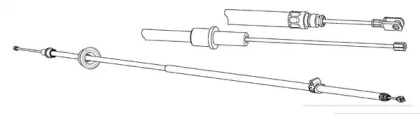 Трос CEF VO02144