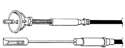 Трос CEF VW01121