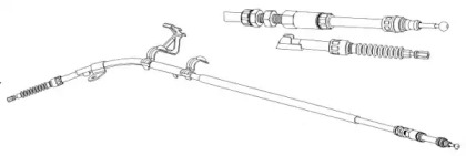 Трос CEF VW02183