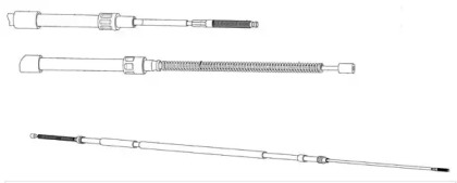 Трос CEF VW02211