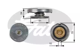 Запор GATES RC105