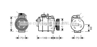 Компрессор PRASCO AIK282