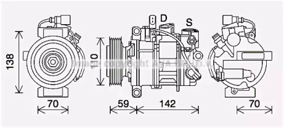 Компрессор PRASCO AIK410