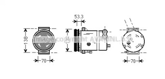 Компрессор PRASCO DWK018