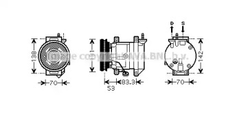 Компрессор PRASCO DWK080